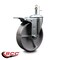 Service Caster Semi Steel Swivel Grip Ring Caster5'' Wheel&7/16'' Stem w/Total Lock BRK SCC-GRTTL20S515-SSR-716138 - alternate 4
